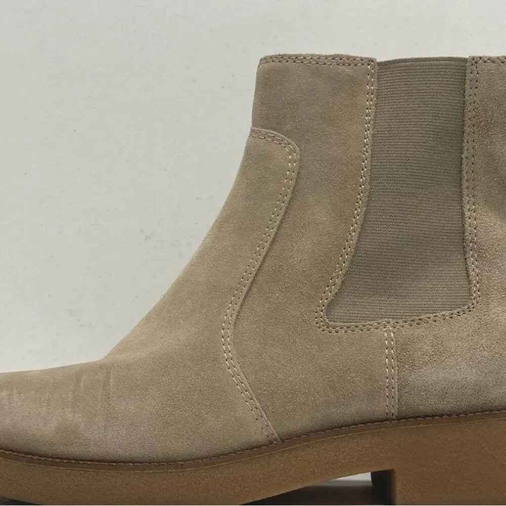 Lucky Brand 10 Tan Suede Leather Upper
